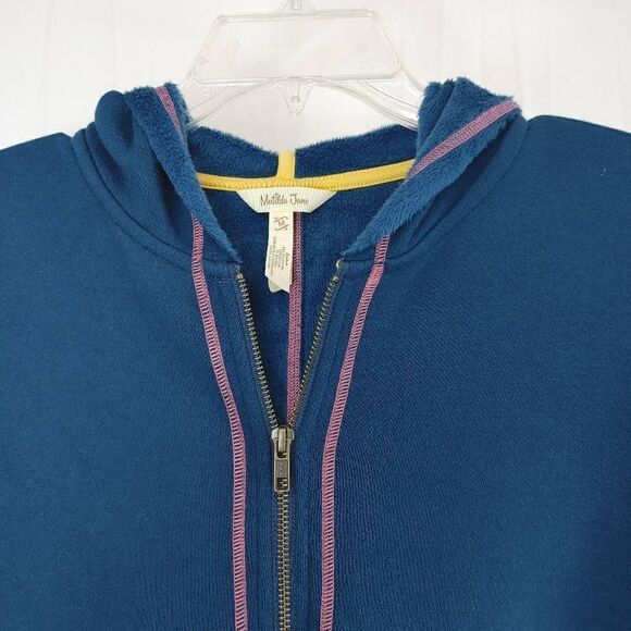 Matilda Jane Women’s Be Present Blue Fleece Lined Hoodie Size Medium.
Like new s - Picture 5 of 9